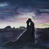 Original Watercolour Painting. 'Romantic Sunset'. Passionate Scene. Colourful gift idea. - Image 5