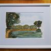 Origjnal Hand painted  Watercolour painting "A Relaxing Riverside" - Image 3