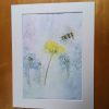 Original now Sold! but Prints will be available soon 'Buzzy Bee' Watercolour Painting. Dandelion Art. Unique. - Image 3