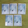 Pack of 5x A6 size Christmas Cards - Inside left blank for own message. Each card is individually wrapped. - Image 3