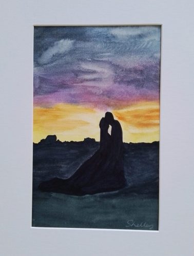 A Romantic kiss